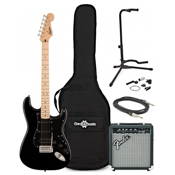 Squier Sonic Stratocaster HSS Electric Guitar Pack Builder