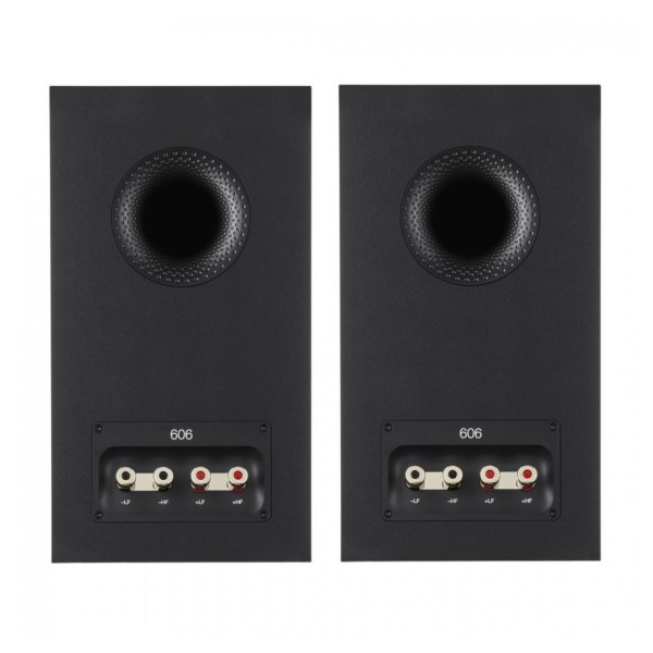 Bowers & Wilkins 606 S3 Bookshelf Speakers (Pair), Black 2 