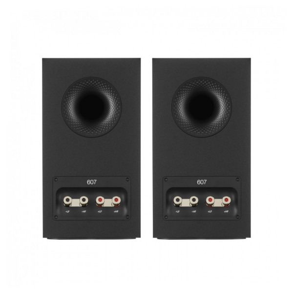 Bowers & Wilkins 607 S3 Bookshelf Speakers (Pair), Black 4 