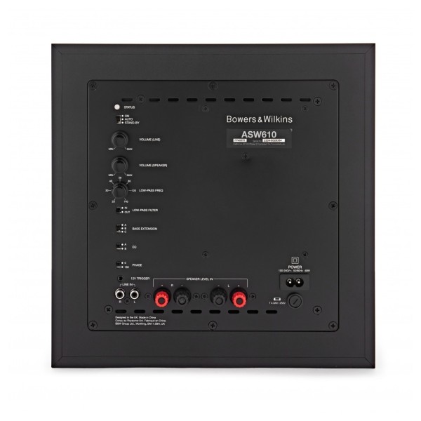 Bowers & Wilkins ASW610 Subwoofer, Black 2 