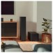 Bowers & Wilkins 606 & 607 S3 Surround Sound Speaker Package with ASW610 Subwoofer, Black lifestyle 4