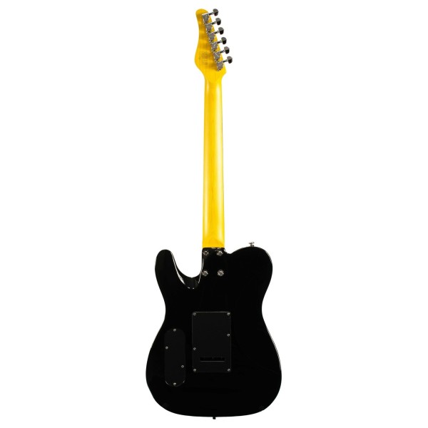 Schecter PT Van Nuys Electric Guitar, Black - Rear
