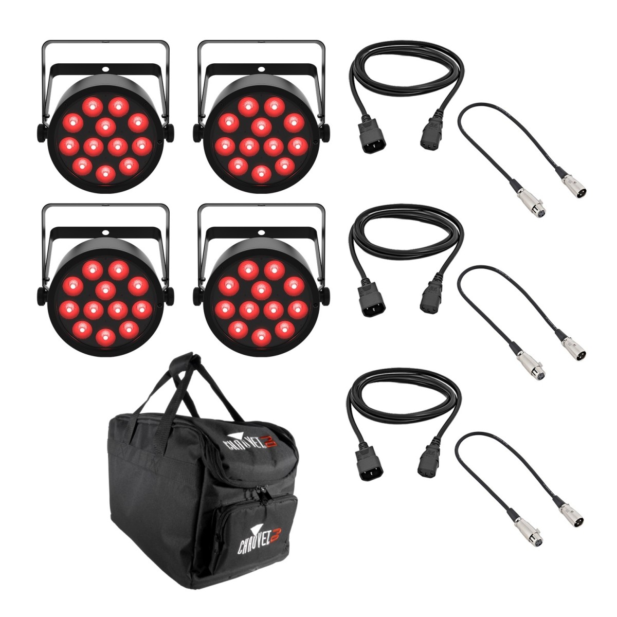 Click to view product details and reviews for Chauvet Dj Slimpar Q12 Ils Led Par Can Carry Bag Bundle.