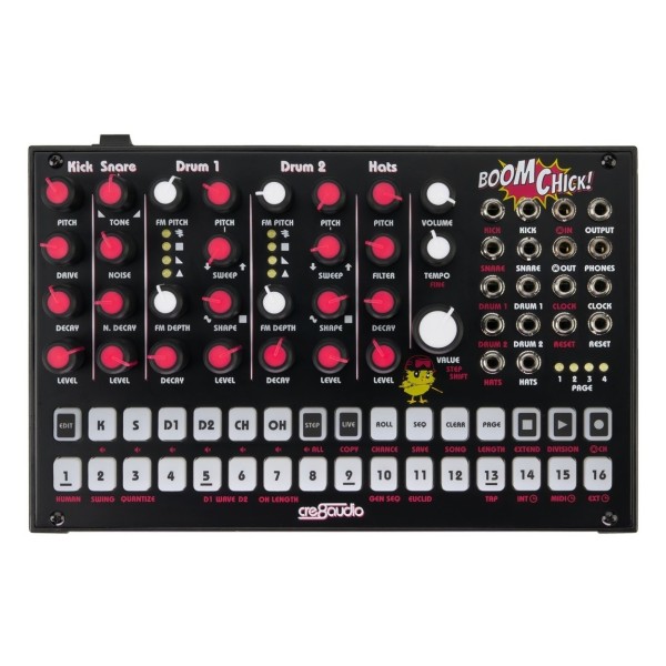 Cre8audio Boom Chick Desktop Drum Machine - Top