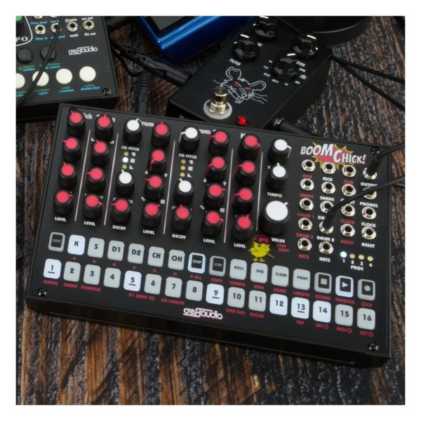 Pittsburgh Modular Voltage Lab 2 with the Cre8audio Boom Chick Drum Machine - Lifestyle 2