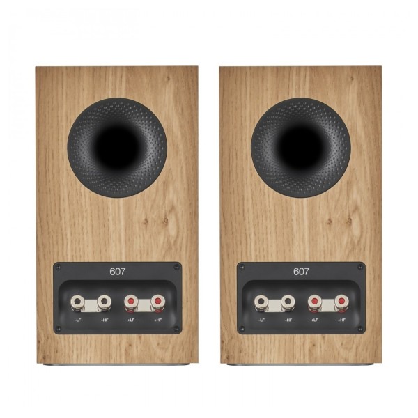 Bowers & Wilkins 606 & 607 S3 Surround Sound Speaker Package with ASW610 Subwoofer, Oak 5
