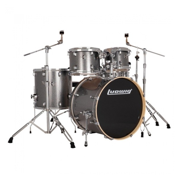 Ludwig Evolution 22'' 5pc Drum Kit, Platinum