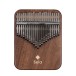 Sela Solid Kalimba 21, Black Walnut