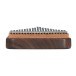 Sela Solid Kalimba 21, Black Walnut