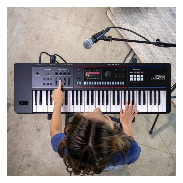 Roland Juno D-6 61 Key Portable Synthesizer - Lifestyle 2