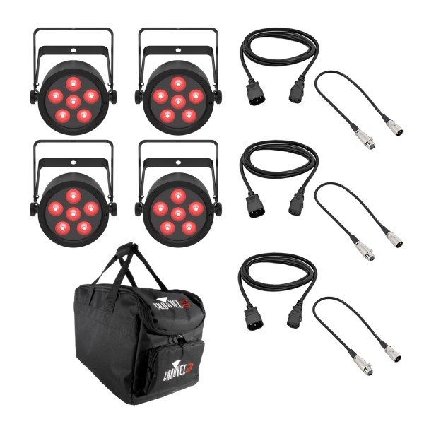Chauvet DJ SlimPAR Q6 ILS LED Par Can & Carry Bag Bundle