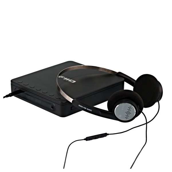 FiiO DM13 BT Portable CD Player, Black with Free FiiO Snowsky Wind