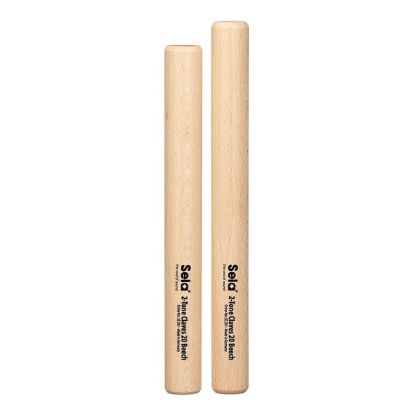 Sela 2-Tone Claves 20, Beech
