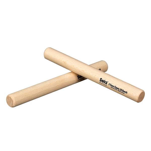 Sela 2-Tone Claves 20, Beech