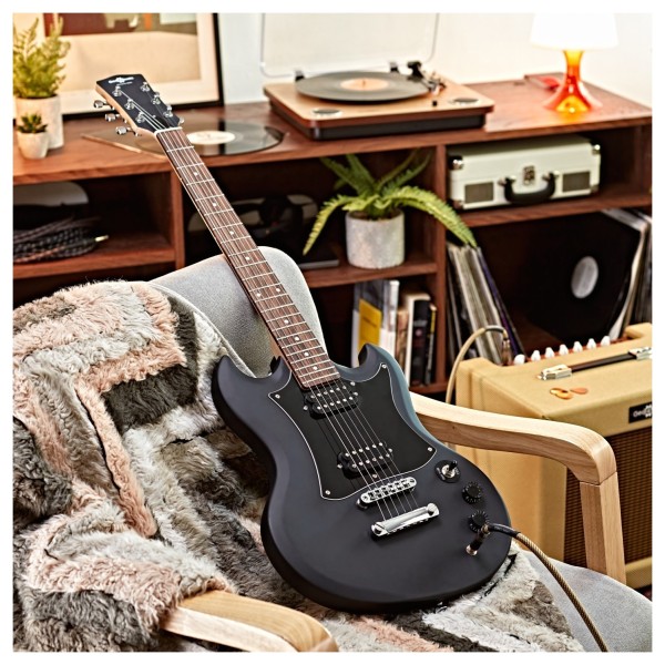 Brooklyn Electric Guitar by Gear4music, Black