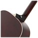 Jumbo Electro Acoustic Guitar Left Handed & Accessory Pack by Gear4music, Natural