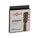 Jumbo Left Handed Electro Acoustic Guitar Natural, 15W Acoustic Amp & Accessory Pack
