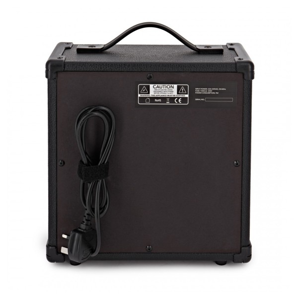 Jumbo Left Handed Electro Acoustic Guitar Natural, 15W Acoustic Amp & Accessory Pack