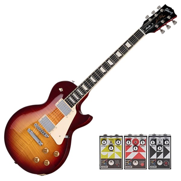 Gibson Les Paul Studio Session, Bourbon Burst w/ 3 Free Maestro Pedals