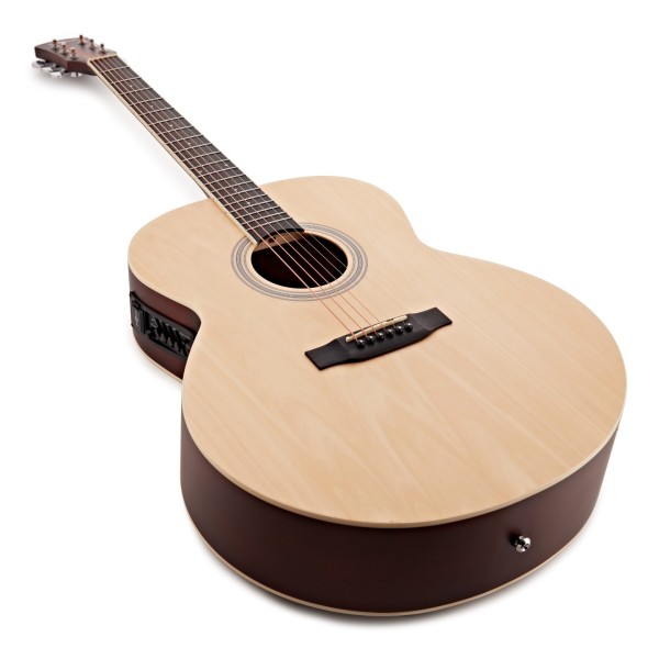 Jumbo Electro Acoustic Guitar & Accessory Pack by Gear4music, Natural