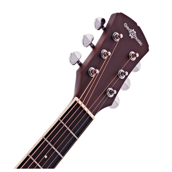Jumbo Electro Acoustic Guitar Natural, 15W Acoustic Amp & Accessory Pack