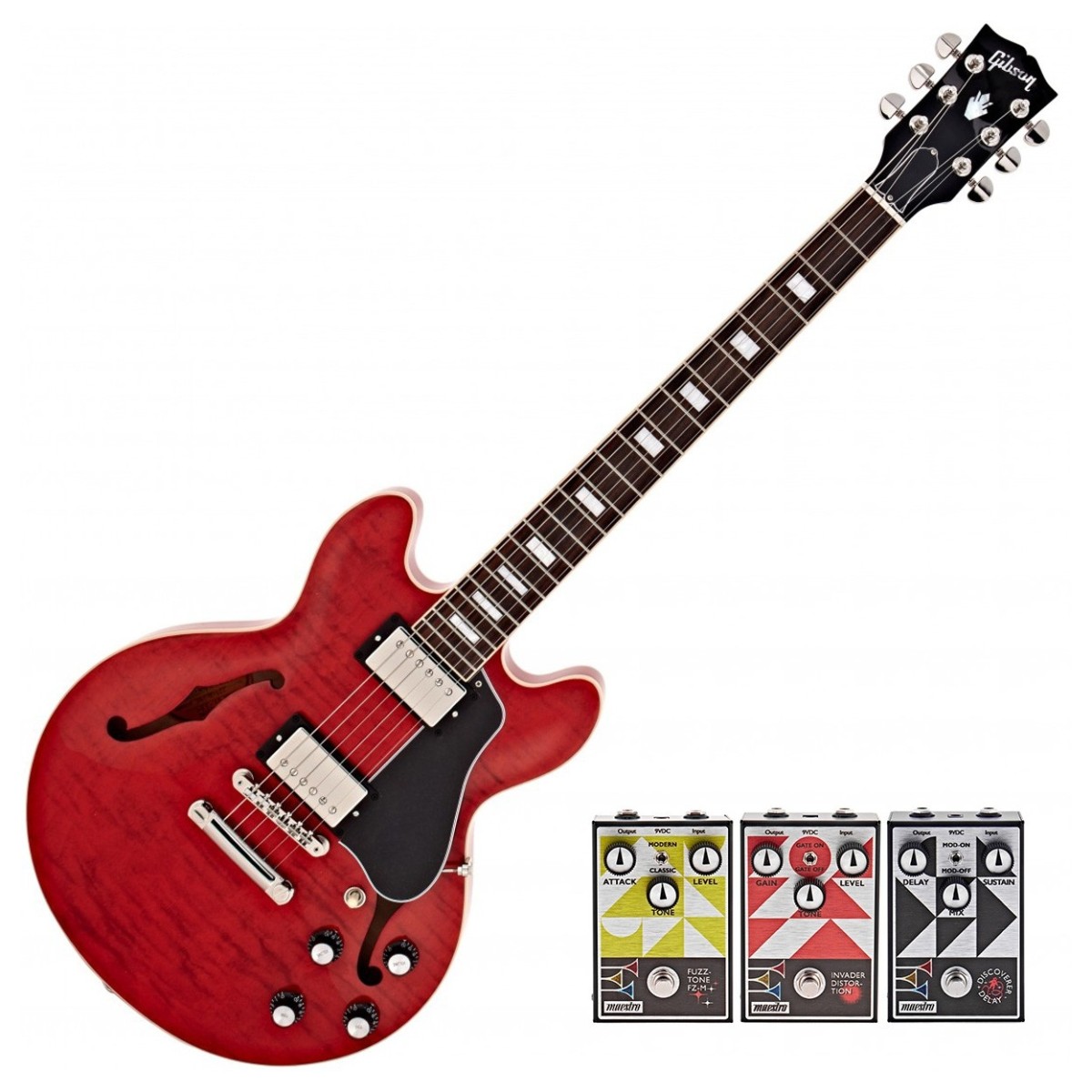 Click to view product details and reviews for Gibson Es 339 Figured Sixties Cherry W 3 Free Maestro Pedals.