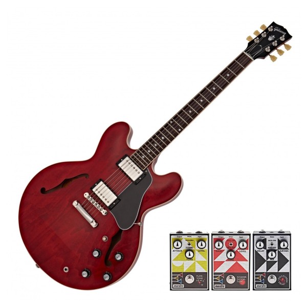Gibson ES-335, Sixties Cherry w/ 3 Free Maestro Pedals | Gear4music