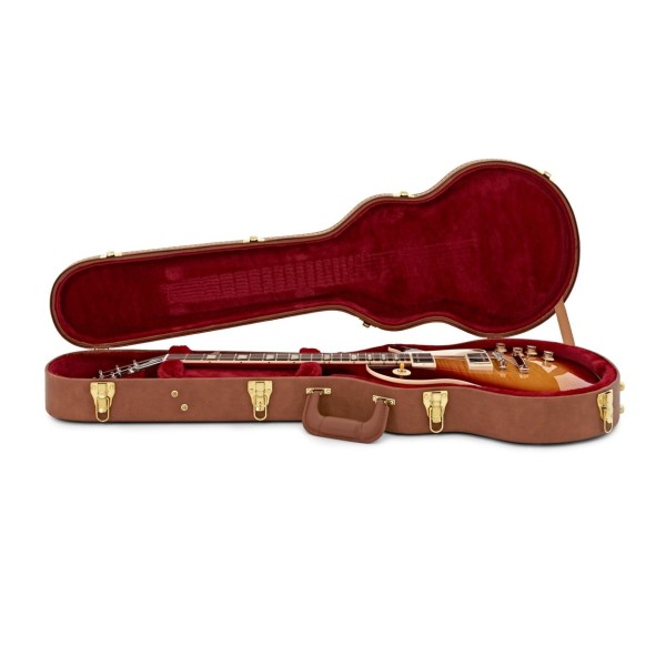 Gibson Les Paul Standard 60s Figured Top, Bourbon Burst w/ 3 Free Maestro Pedals - in case