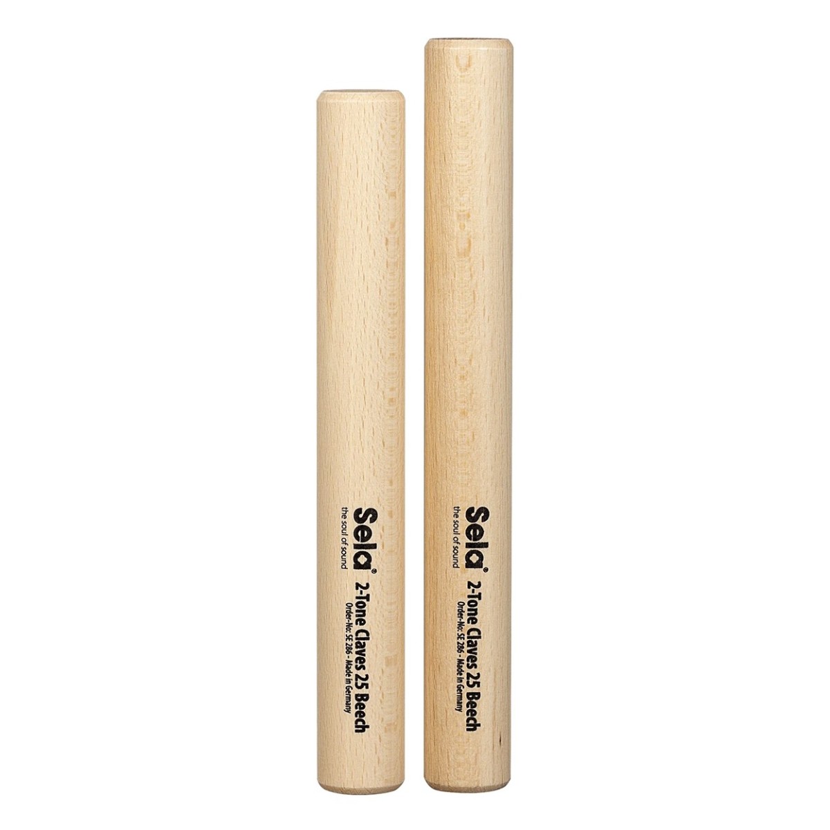 Sela 2-Tone Claves 25 Beech