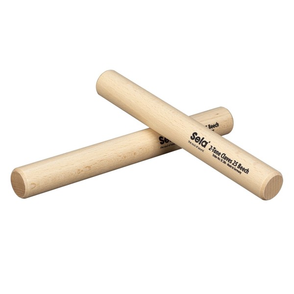 Sela 2-Tone Claves 25, Beech