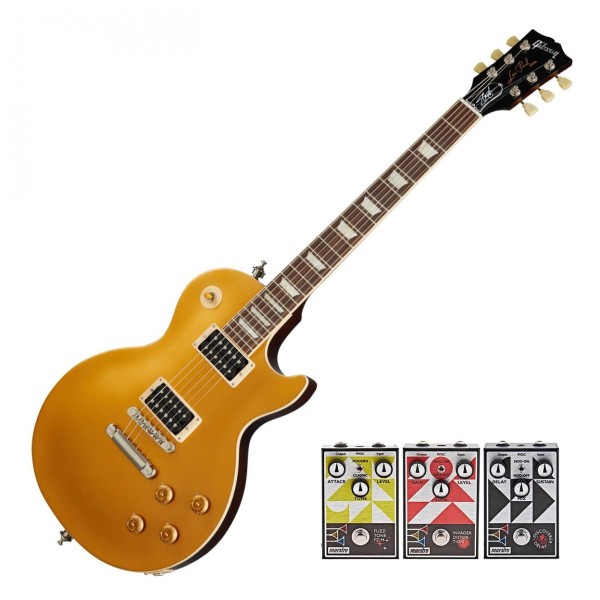Gibson Slash Victoria Les Paul, Gold Top w/ 3 Free Maestro Pedals