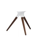 Devialet Treepod Phantom I Stand (Single), White with Dark Wood Legs