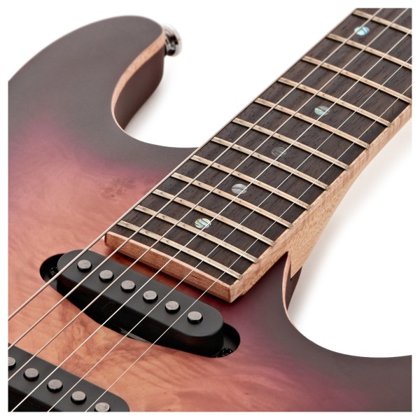 Ibanez SA460MBW, Sunset Purple Burst - upper frets