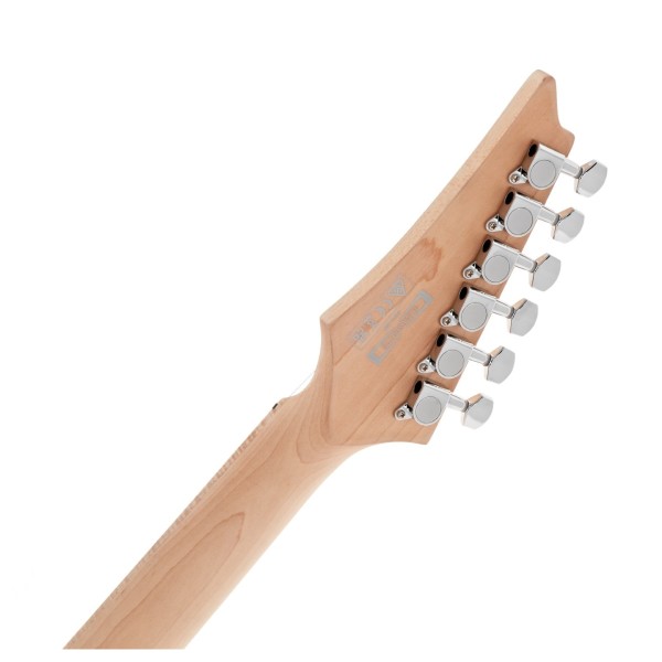 Ibanez SA460MBW, Sunset Purple Burst - back of headstock