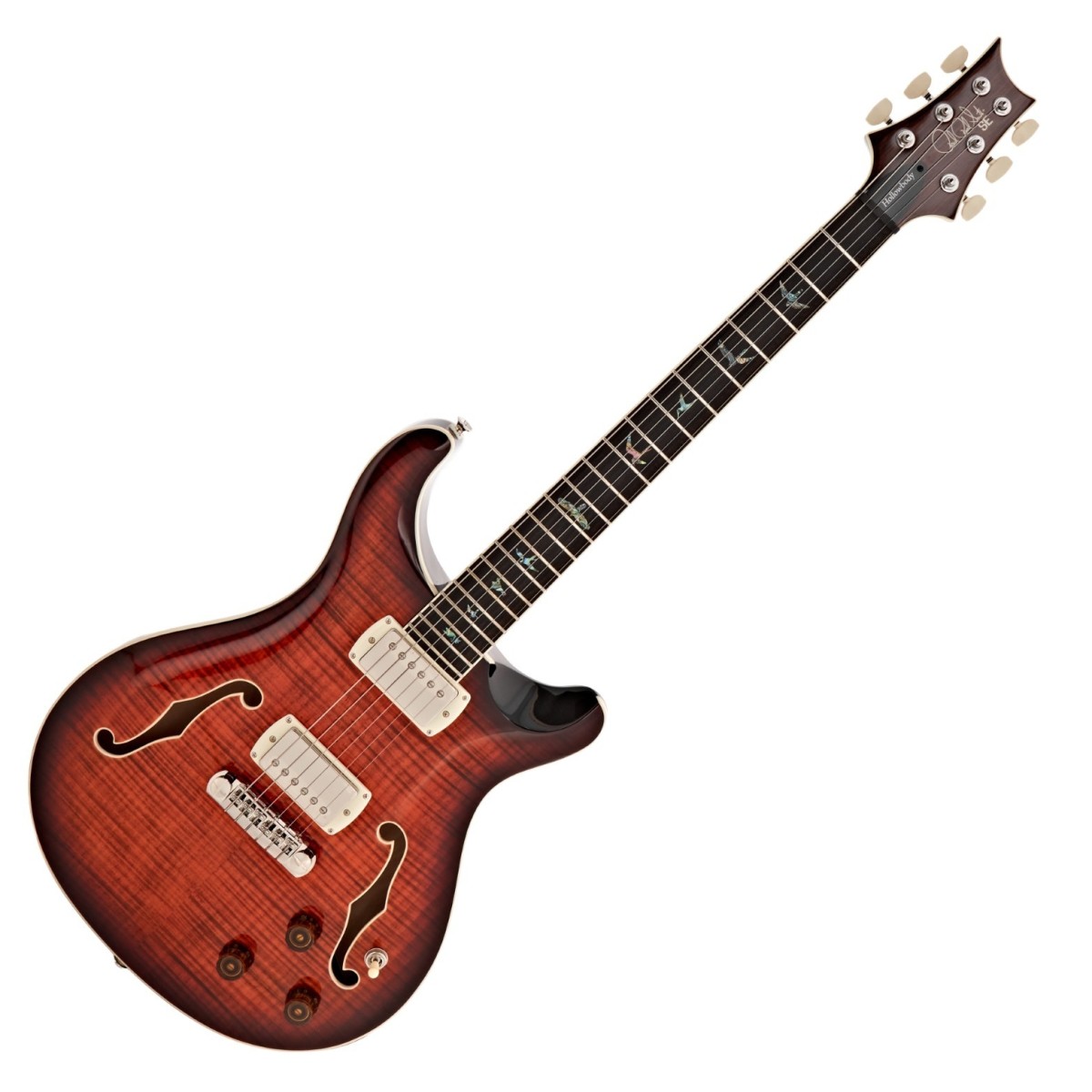 Paul Reed Smith PRS SE Hollowbody II Piezo Orange Tiger Smokeburst (2026)