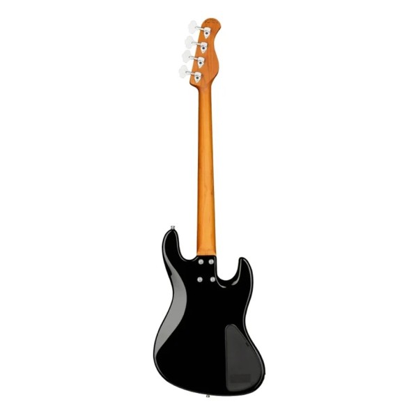 Sadowsky MetroExpress Hybrid P/J Fretless Left Handed Bass, Solid Black High Polish