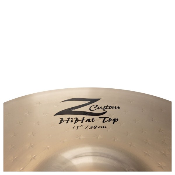 Zildjian Z Custom 15" Hi Hats  - Top Detail