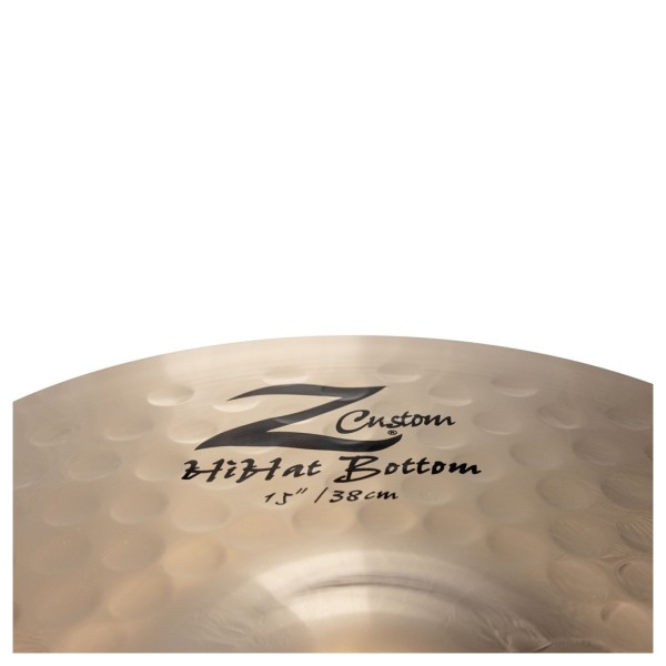 Zildjian Z Custom 15" Hi Hats - Bottom Detail