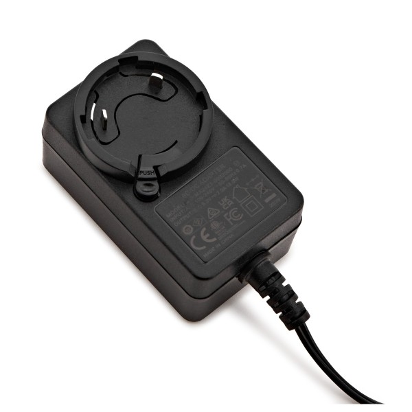 9V Compact Power Supply by Gear4music, Centre Negative, Multi Plug