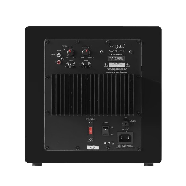 Tangent Spectrum II XSW-8 Active Enclosed Subwoofer, Black 3 