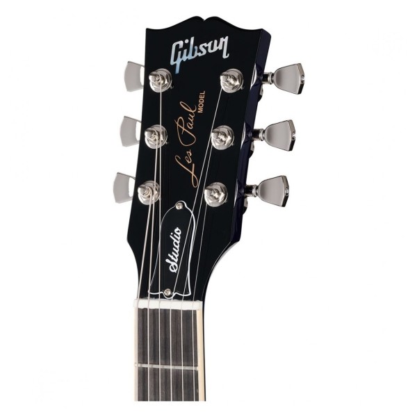 Gibson Les Paul Studio Session, Cobalt Burst w/ 3 Free Maestro Pedals - headstock