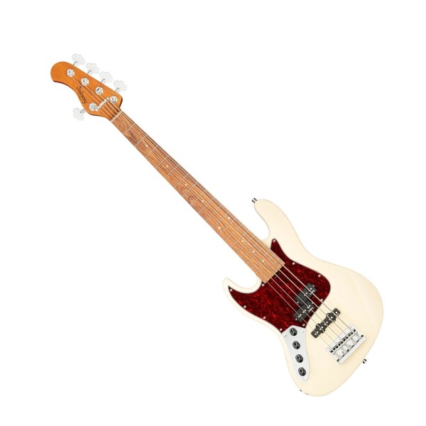 Sadowsky MetroExpress Hybrid P/J 21 5 String Left Handed Bass, Solid Olympic White
