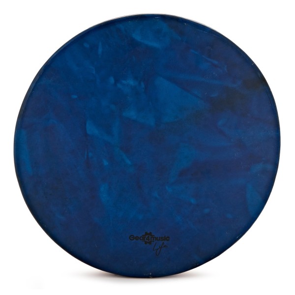 Gear4music Life 18 x 3" Ocean Drum with Goat Skin Head, Blue
