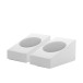 Tangent Spectrum II XATM Atmos 2-Way Coaxial Closed Speaker, White