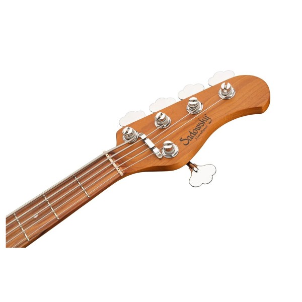Sadowsky MetroExpress Hybrid P/J 21 5 String Bass, Solid Champagne
