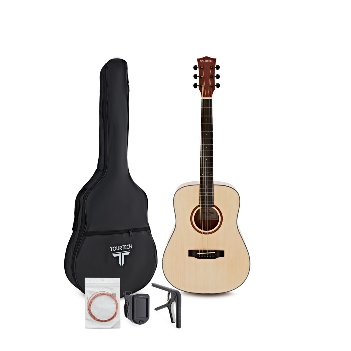 Click to view product details and reviews for Tourtech Acoustic Guitar Beginner Packs 3 4.