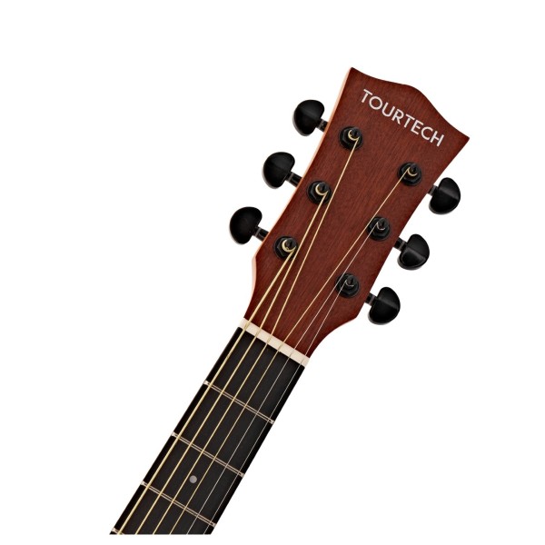 Tourtech Acoustic Guitar Beginner Packs (3/4) - headstock