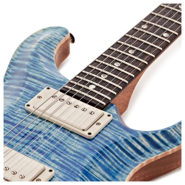 PRS DGT, Faded Blue Jean #0411456 - upper frets