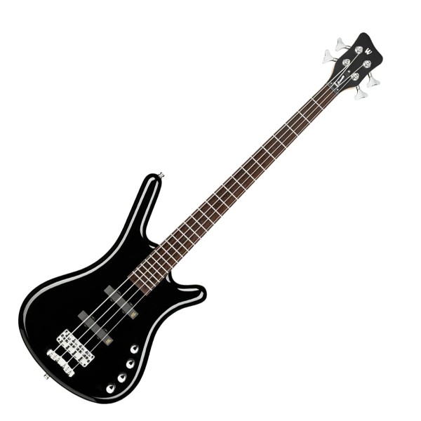 Warwick RockBass Corvette Basic Medium Scale Bass, Solid Black High Polish