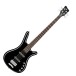Warwick RockBass Corvette Basic Medium Scale Bass, Solid Black High Polish